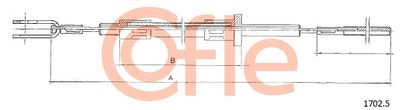 Cable Pull, clutch control COFLE 92.1702.5