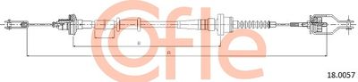 Cable Pull, clutch control COFLE 92.18.0057