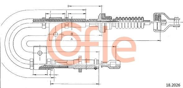 COFLE 92.18.2026 Cable Pull, clutch control