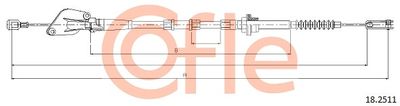 Cable Pull, clutch control COFLE 92.18.2511