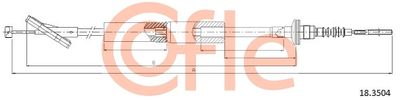Cable Pull, clutch control COFLE 92.18.3504