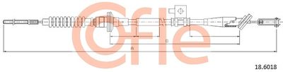 Cable Pull, clutch control COFLE 92.18.6018