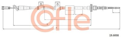 Cable Pull, clutch control COFLE 92.19.6008