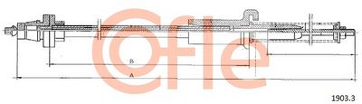 Accelerator Cable COFLE 92.1903.3