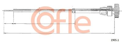 Cable, starter COFLE 92.1905.1