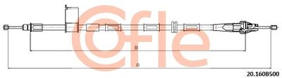 Cable Pull, parking brake COFLE 92.20.160B500