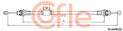 Cable Pull, parking brake COFLE 92.20.160B510