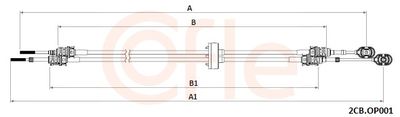 Cable Pull, manual transmission COFLE 92.2CB.OP001