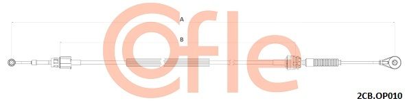 COFLE 92.2CB.OP010 Cable Pull, manual transmission