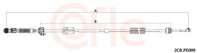 Cable Pull, manual transmission COFLE 92.2CB.PE009