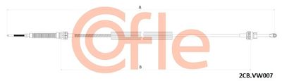 Cable Pull, manual transmission COFLE 92.2CB.VK007