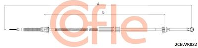 Cable Pull, manual transmission COFLE 92.2CB.VK022
