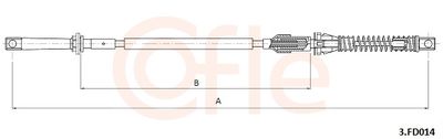 Accelerator Cable COFLE 92.3.FD014