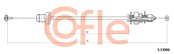 COFLE 92.3.FI006 Accelerator Cable