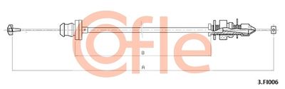 Accelerator Cable COFLE 92.3.FI006