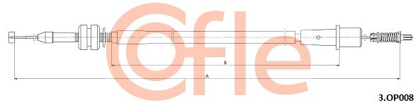 COFLE 92.3.OP008 Accelerator Cable