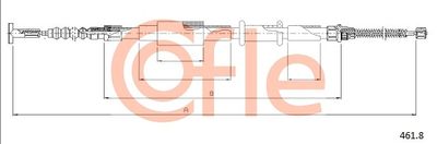 Cable Pull, parking brake COFLE 92.461.8