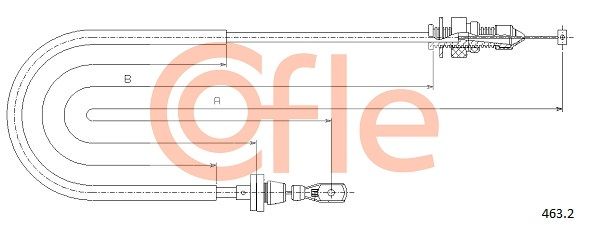 COFLE 92.463.2 Accelerator Cable