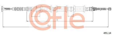 Cable Pull, parking brake COFLE 92.491.14