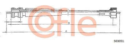 Speedometer Cable COFLE 92.S03051