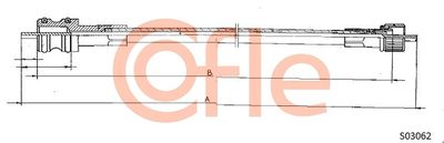 Speedometer Cable COFLE 92.S03062