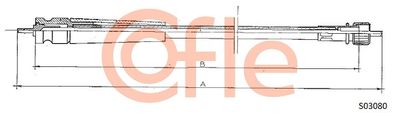 Speedometer Cable COFLE 92.S03080