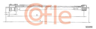 Speedometer Cable COFLE 92.S03090