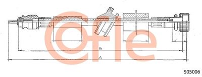 Speedometer Cable COFLE 92.S05006