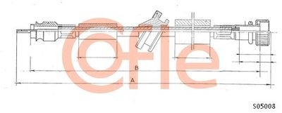 Speedometer Cable COFLE 92.S05008