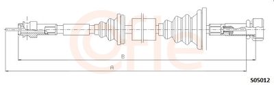 Speedometer Cable COFLE 92.S05012