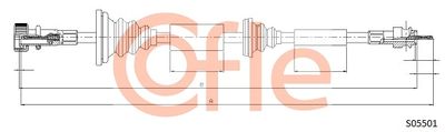 Speedometer Cable COFLE 92.S05501
