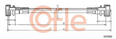 Speedometer Cable COFLE 92.S07006
