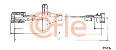 Speedometer Cable COFLE 92.S07032