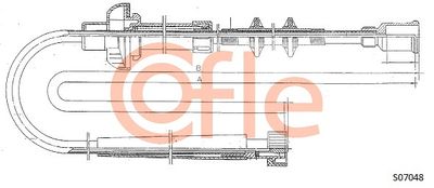 Speedometer Cable COFLE 92.S07048