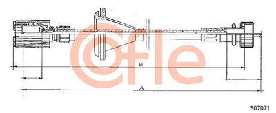 Speedometer Cable COFLE 92.S07071
