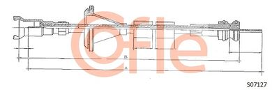 Speedometer Cable COFLE 92.S07127