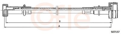 Speedometer Cable COFLE 92.S07137