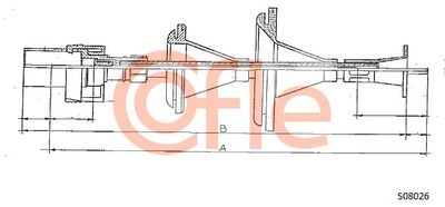 Speedometer Cable COFLE 92.S08026