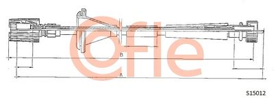 Speedometer Cable COFLE 92.S15012