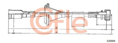 Speedometer Cable COFLE 92.S20004