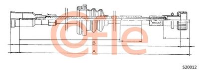 Speedometer Cable COFLE 92.S20012