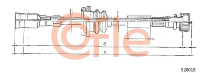 Speedometer Cable COFLE 92.S20015