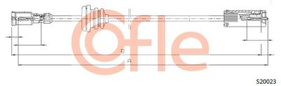 Speedometer Cable COFLE 92.S20023
