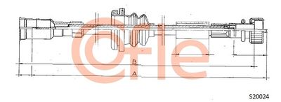 Speedometer Cable COFLE 92.S20024