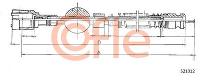 Speedometer Cable COFLE 92.S21012