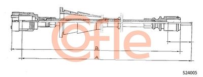 Speedometer Cable COFLE 92.S24005