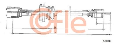 Speedometer Cable COFLE 92.S24013