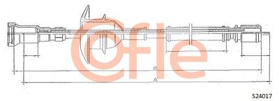Speedometer Cable COFLE 92.S24017