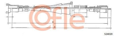 Speedometer Cable COFLE 92.S24020