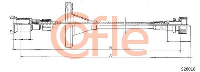 Speedometer Cable COFLE 92.S26010